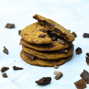 Chocolate Cookies, made with stone ground organic wheat flour, real butter, and dark chocolate couverture.